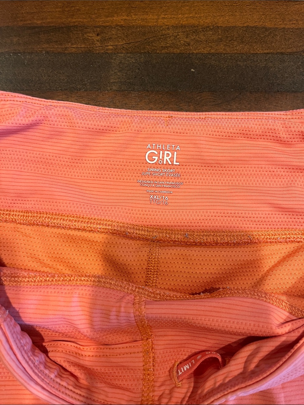 Girls XXXl Athleta Athletic skort - Picture 3 of 3